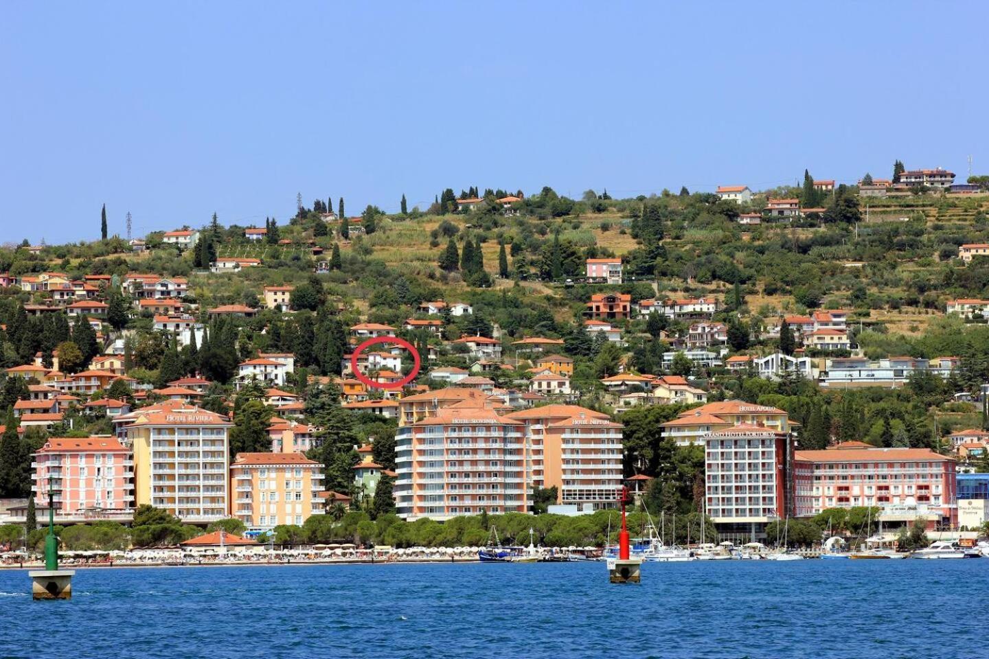 Bazilij Seaview Apartment Portoroz Bagian luar foto